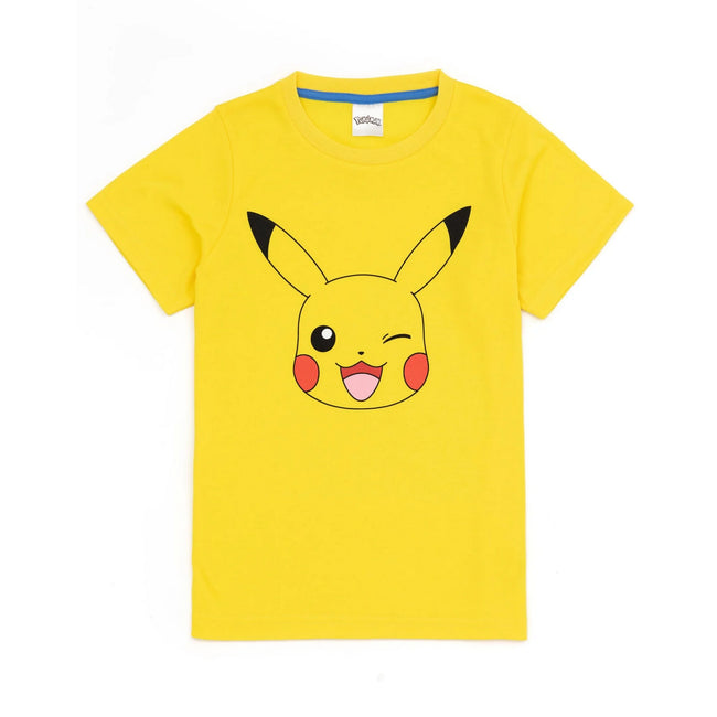 Multicoloured - Close up - Pokemon Childrens-Kids Face Short Pyjama Set (Pack of 2)