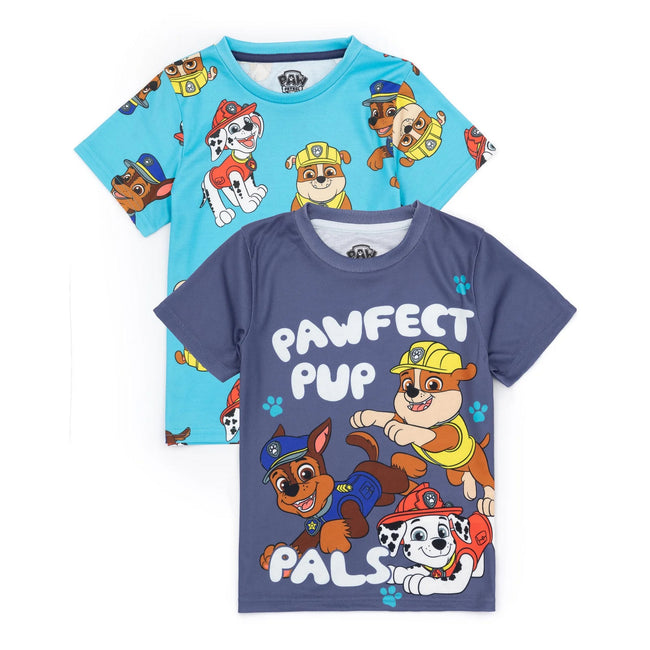 Multicoloured - Lifestyle - Paw Patrol Boys Short Pyjama Set (Pack Of 2)