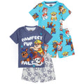 Multicoloured - Front - Paw Patrol Boys Short Pyjama Set (Pack Of 2)