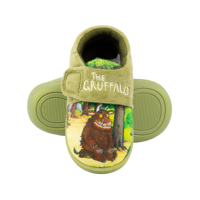 Green - Lifestyle - The Gruffalo Boys Logo Slippers