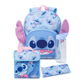 Blue - Front - Lilo & Stitch Childrens-Kids 3D Ears Backpack (Pack of 4)