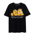 Black - Front - Garfield Mens Sleeping T-Shirt