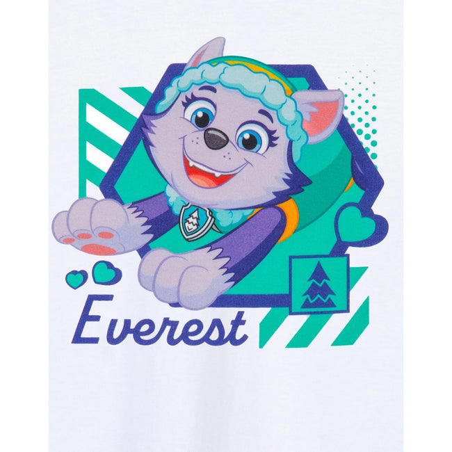 White - Pack Shot - Paw Patrol Girls Everest T-Shirt