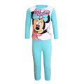 Blue - Back - Minnie Mouse Girls Have Fun Long-Sleeved Pyjama Set