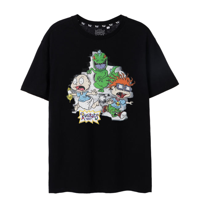 Black - Front - Rugrats Mens Chalky Graphic T-Shirt