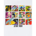 White - Side - Star Trek Mens Comic Strip Short-Sleeved T-Shirt