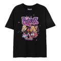 Black - Front - Bratz Womens-Ladies Group Shot T-Shirt