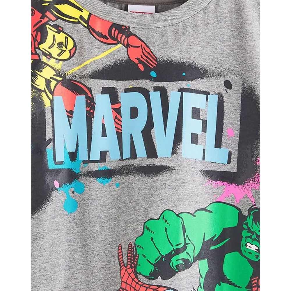 Grey - Lifestyle - Marvel Avengers Boys Characters T-Shirt