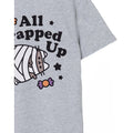 Grey - Lifestyle - Pusheen Girls Halloween Mummy Marl T-Shirt