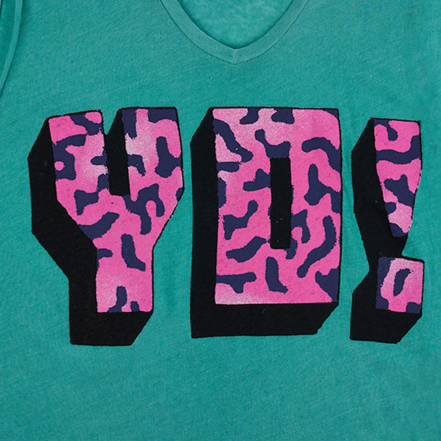 Turquoise - Side - YO! Womens-Ladies Vest Top