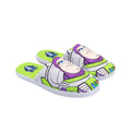 Green - Side - Toy Story Mens Buzz Lightyear 3D Effect Slippers