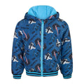 Blue - Front - Star Wars Boys All-Over Print Hooded Jacket