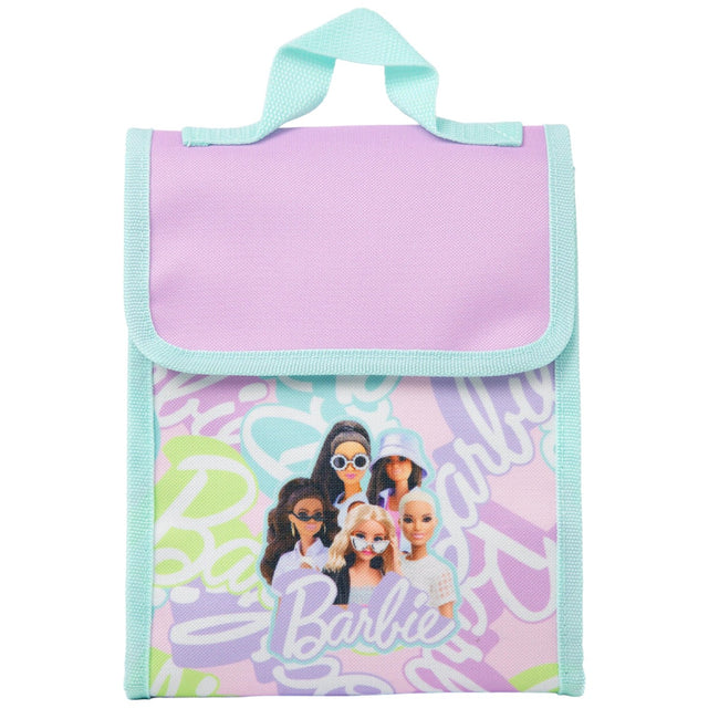 Purple - Side - Barbie Backpack Set (Pack Of 4)