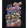 Black - Side - Paw Patrol: The Mighty Movie Childrens-Kids Logo T-Shirt