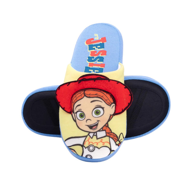 Blue - Pack Shot - Toy Story Girls Jessie 3D Slippers