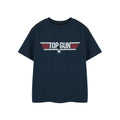 Navy - Front - Top Gun Boys Mini Me Short-Sleeved T-Shirt