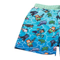 Blue - Lifestyle - Minecraft Boys Creeper Swim Shorts