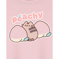 Pink Peach - Lifestyle - Pusheen Womens-Ladies Peachy Short-Sleeved Crop T-Shirt