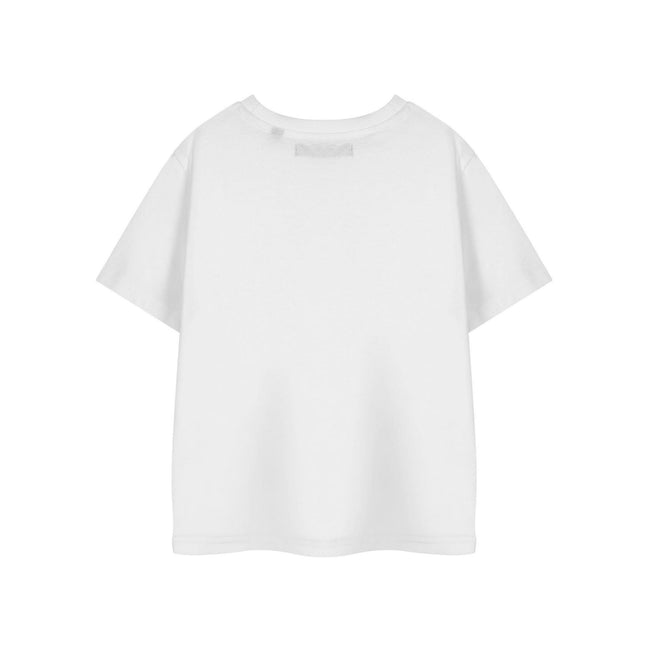 White - Back - NASA Childrens-Kids Classic Logo Short-Sleeved T-Shirt