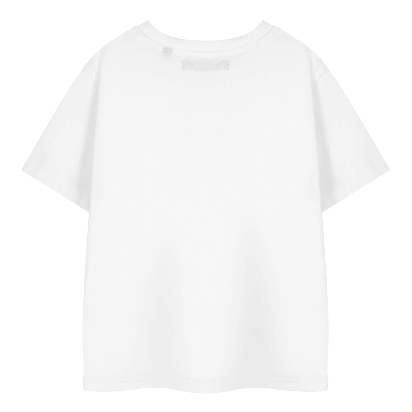 White - Back - Frozen Girls Anna And Elsa T-Shirt