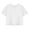 White - Back - Barbie Womens-Ladies California Dream Short-Sleeved Crop T-Shirt