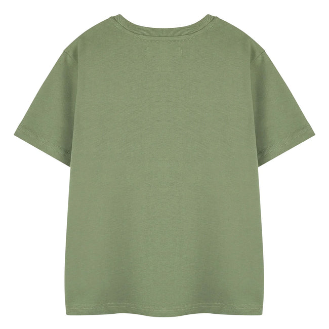 Khaki Green - Back - Teenage Mutant Ninja Turtles Boys Cowabunga T-Shirt