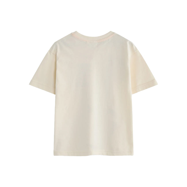 Beige - Back - The Snail & The Whale Childrens-Kids Short-Sleeved T-Shirt