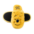 Yellow - Pack Shot - Winnie the Pooh Womens-Ladies Face Embroidered Mule Slippers