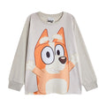 Multicoloured - Back - Bluey Childrens-Kids Characters Long Pyjama Set (Pack of 2)
