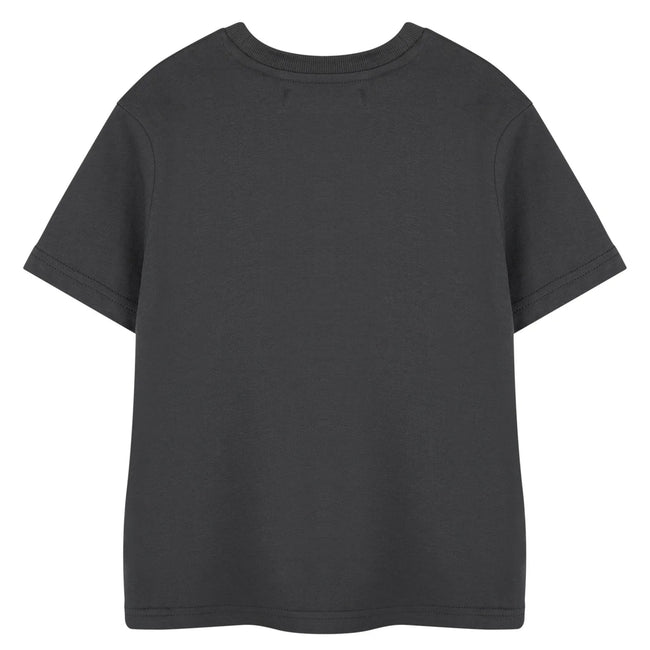 Charcoal - Back - Sonic The Hedgehog Boys Watercolour Short-Sleeved T-Shirt