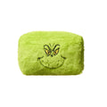 Green - Front - The Grinch Character Cosmetic Bag