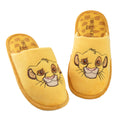 Yellow - Front - The Lion King Womens-Ladies Simba Mule Slippers