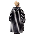Black-White - Back - The Nightmare Before Christmas Unisex Adult Jack Skellington Hoodie Blanket