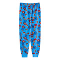 Blue - Side - Paddington Bear Childrens-Kids Character Long Pyjama Set