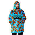 Blue-Brown - Front - Scooby Doo Mens All-Over Print Blanket Hoodie