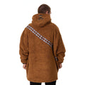 Brown - Back - Star Wars Unisex Adult Chewbacca Blanket Hoodie