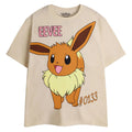 Multicoloured - Side - Pokemon Girls Pikachu Eevee & Jigglypuff T-Shirt (Pack of 3)