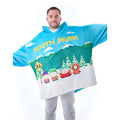 Blue - Side - South Park Mens Hoodie Blanket