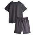 Black - Back - Pokemon Boys Pikachu & Charizard T-Shirt & Shorts Set