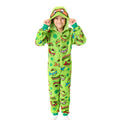 Green - Front - Teenage Mutant Ninja Turtles Boys Masks Jumpsuit