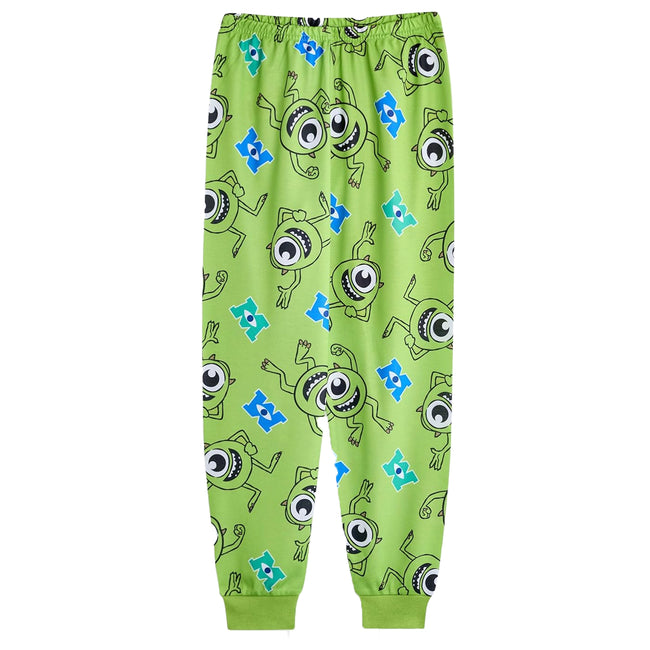 Multicoloured - Side - Monsters Inc Boys Mike & Sulley Long-Sleeved Long Pyjama Set (Pack of 2)