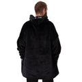 Black - Back - Star Wars Unisex Adult Darth Vader Blanket Hoodie