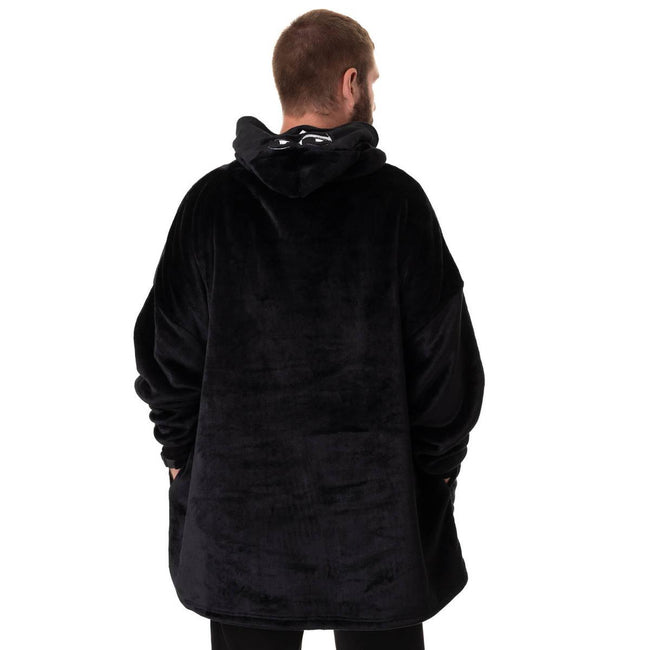 Black - Back - Star Wars Unisex Adult Darth Vader Blanket Hoodie