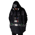 Black - Front - Star Wars Unisex Adult Darth Vader Blanket Hoodie