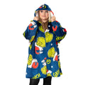 Multicoloured - Side - The Grinch Unisex Adult Character Face Full Zip Blanket Hoodie