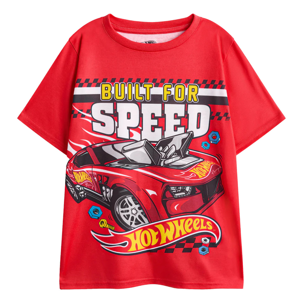 Multicoloured - Side - Hot Wheels Boys Built For Speed Long Pyjama Set (Pack of 2)