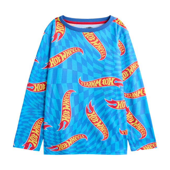 Multicoloured - Back - Hot Wheels Boys Built For Speed Long Pyjama Set (Pack of 2)
