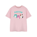 Pink - Front - Squishmallows Girls Squad Short-Sleeved T-Shirt