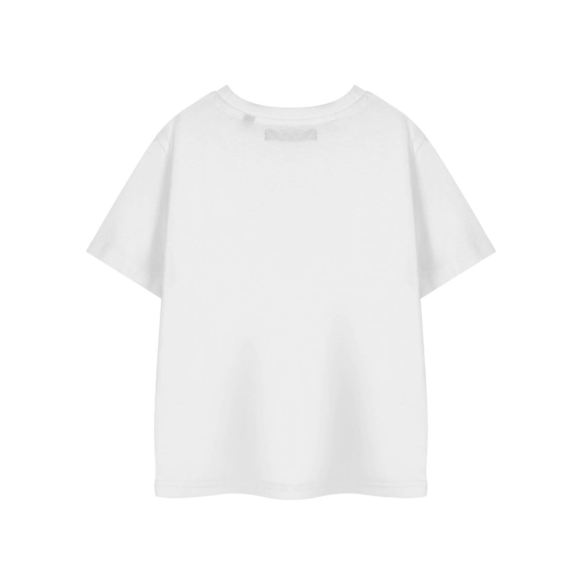 White - Back - Hello Kitty Girls Kuromi Heart Short-Sleeved T-Shirt