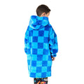 Blue - Back - Hot Wheels Boys Car Pocket Blanket Hoodie